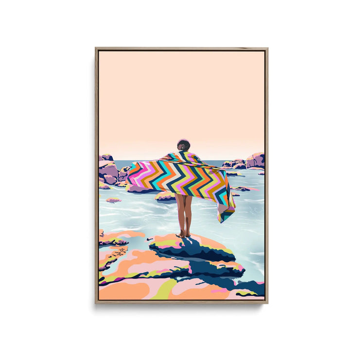 After the Plunge By Unratio - Stretched Canvas Print or Framed Fine Art Print - Artwork I Heart Wall Art Australia 