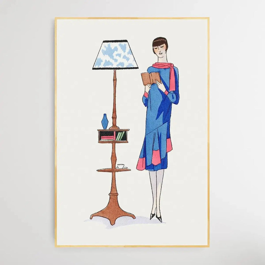 Afternoon dress 1926 by Gustav Beer - I Heart Wall Art - Poster Print, Canvas Print or Framed Art Print
