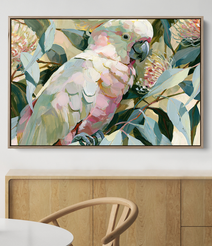 Afternoon Shadows by IHeartStudio - Australiana White Cockatoo Canvas And Art Print