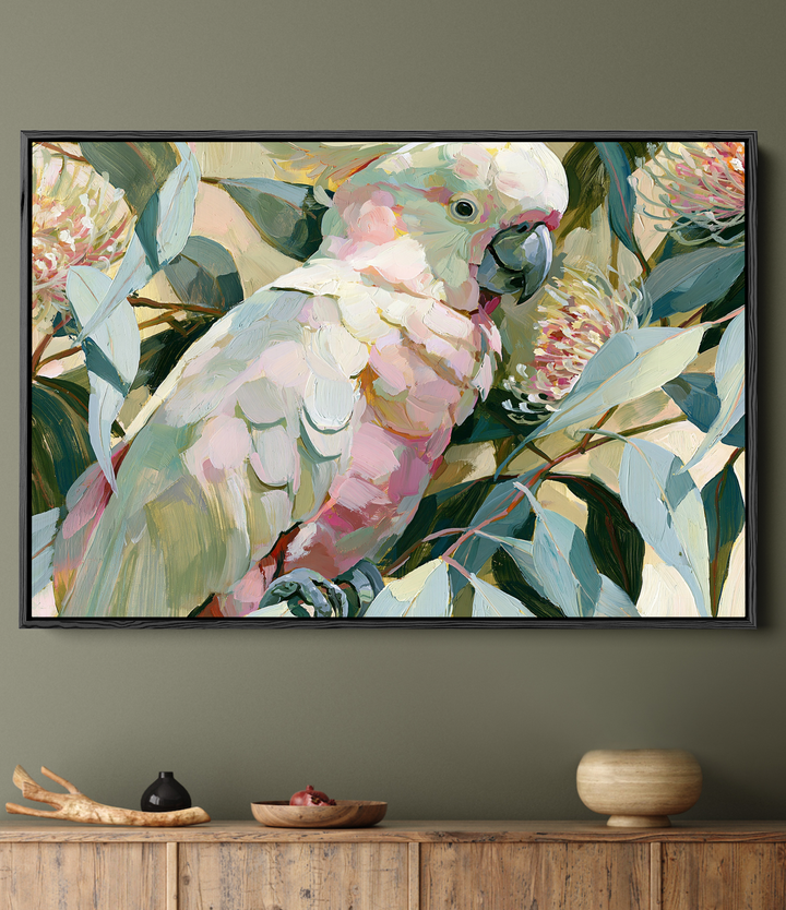 Afternoon Shadows by IHeartStudio - Australiana White Cockatoo Canvas And Art Print