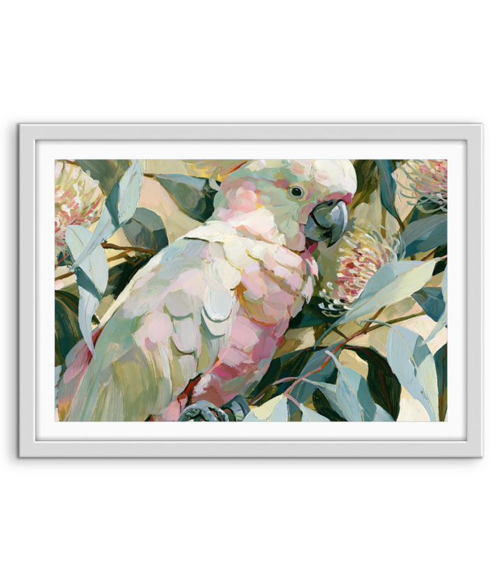 Afternoon Shadows by IHeartStudio - Australiana White Cockatoo Canvas And Art Print