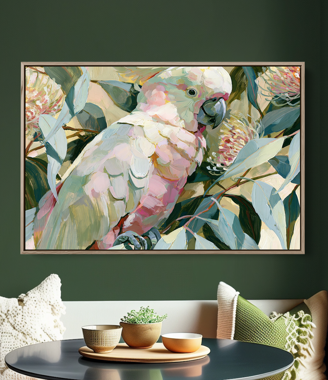 Afternoon Shadows by IHeartStudio - Australiana White Cockatoo Canvas And Art Print