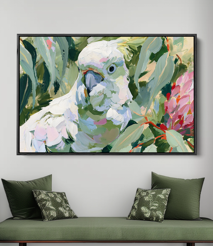 Afternoon Shadows by IHeartStudio - Australiana White Cockatoo Canvas And Art Print