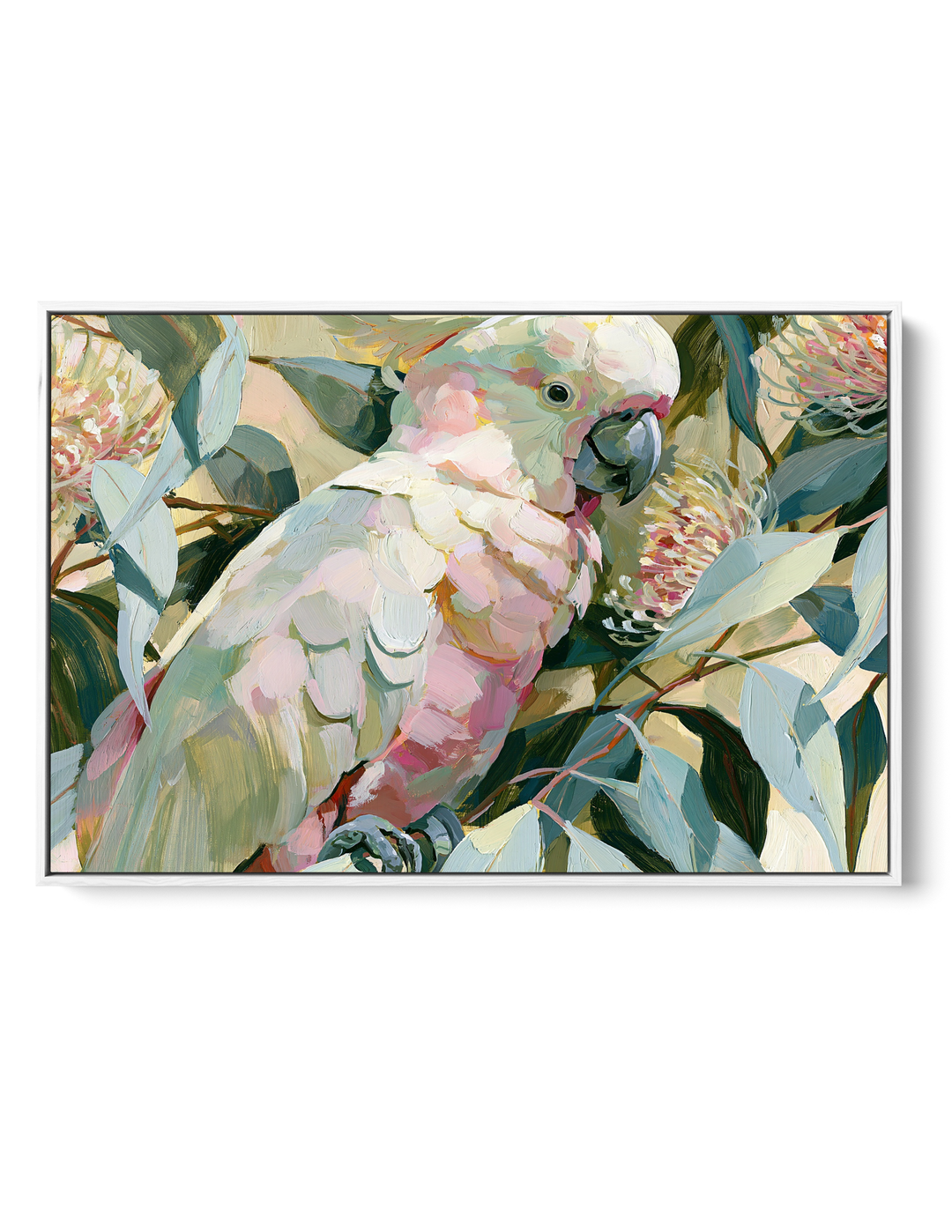 Afternoon Shadows by IHeartStudio - Australiana White Cockatoo Canvas And Art Print