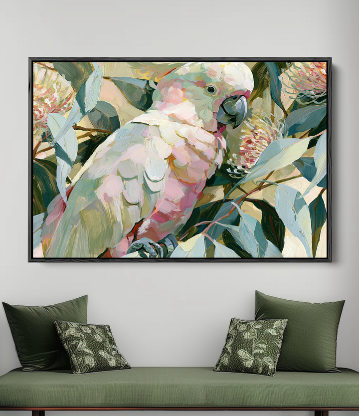 Afternoon Shadows by IHeartStudio - Australiana White Cockatoo Canvas And Art Print