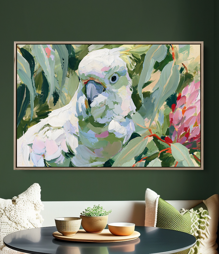 Afternoon Shadows by IHeartStudio - Australiana White Cockatoo Canvas And Art Print