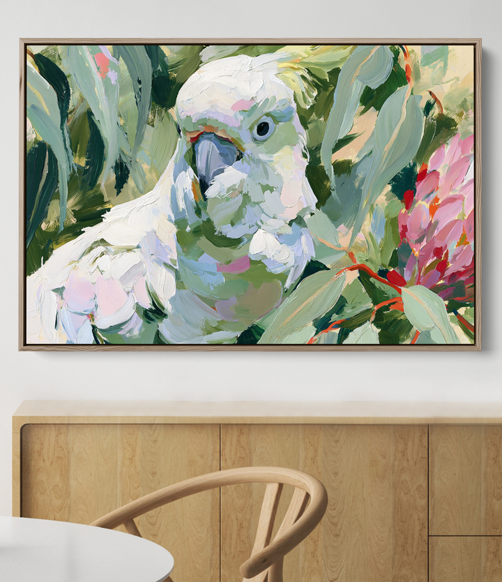 Afternoon Shadows by IHeartStudio - Australiana White Cockatoo Canvas And Art Print