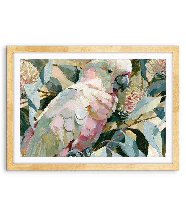 Afternoon Shadows by IHeartStudio - Australiana White Cockatoo Canvas And Art Print