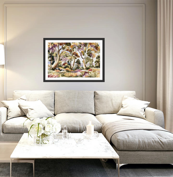 Afternoon Sun by IHeartStudio - Australian Eucalyptus Bush Garden Nature Canvas Art Print