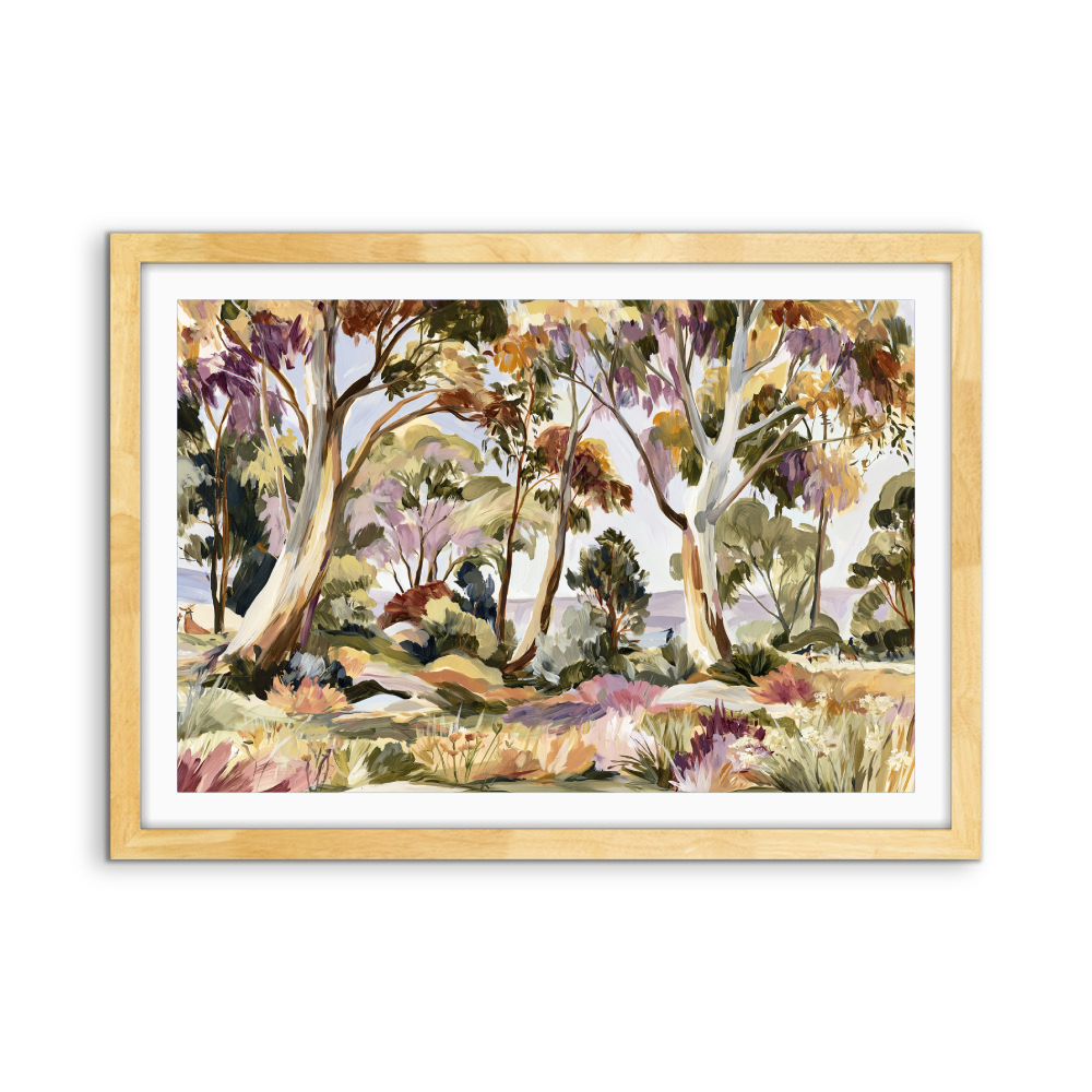 Afternoon Sun by IHeartStudio - Australian Eucalyptus Bush Garden Nature Canvas Art Print