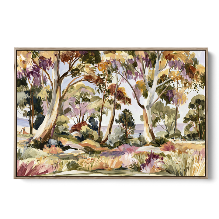 Afternoon Sun by IHeartStudio - Australian Eucalyptus Bush Garden Nature Canvas Art Print