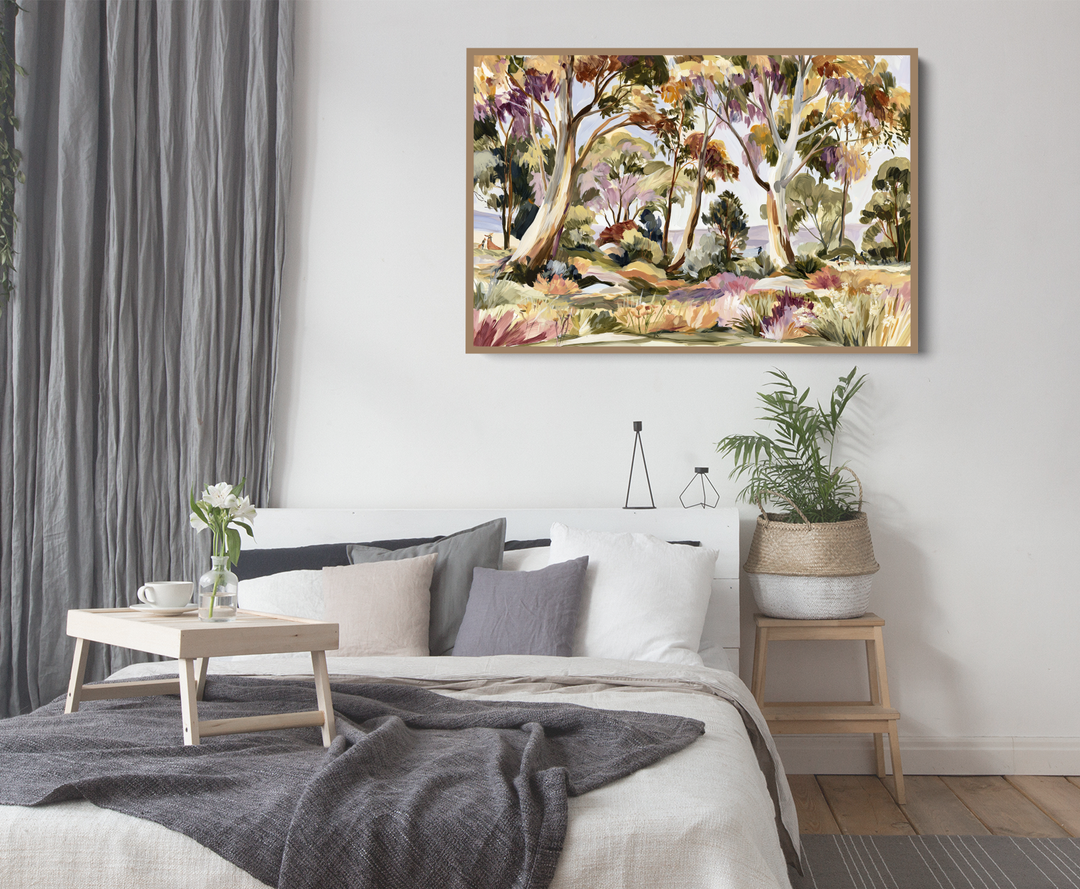 Afternoon Sun by IHeartStudio - Australian Eucalyptus Bush Garden Nature Canvas Art Print