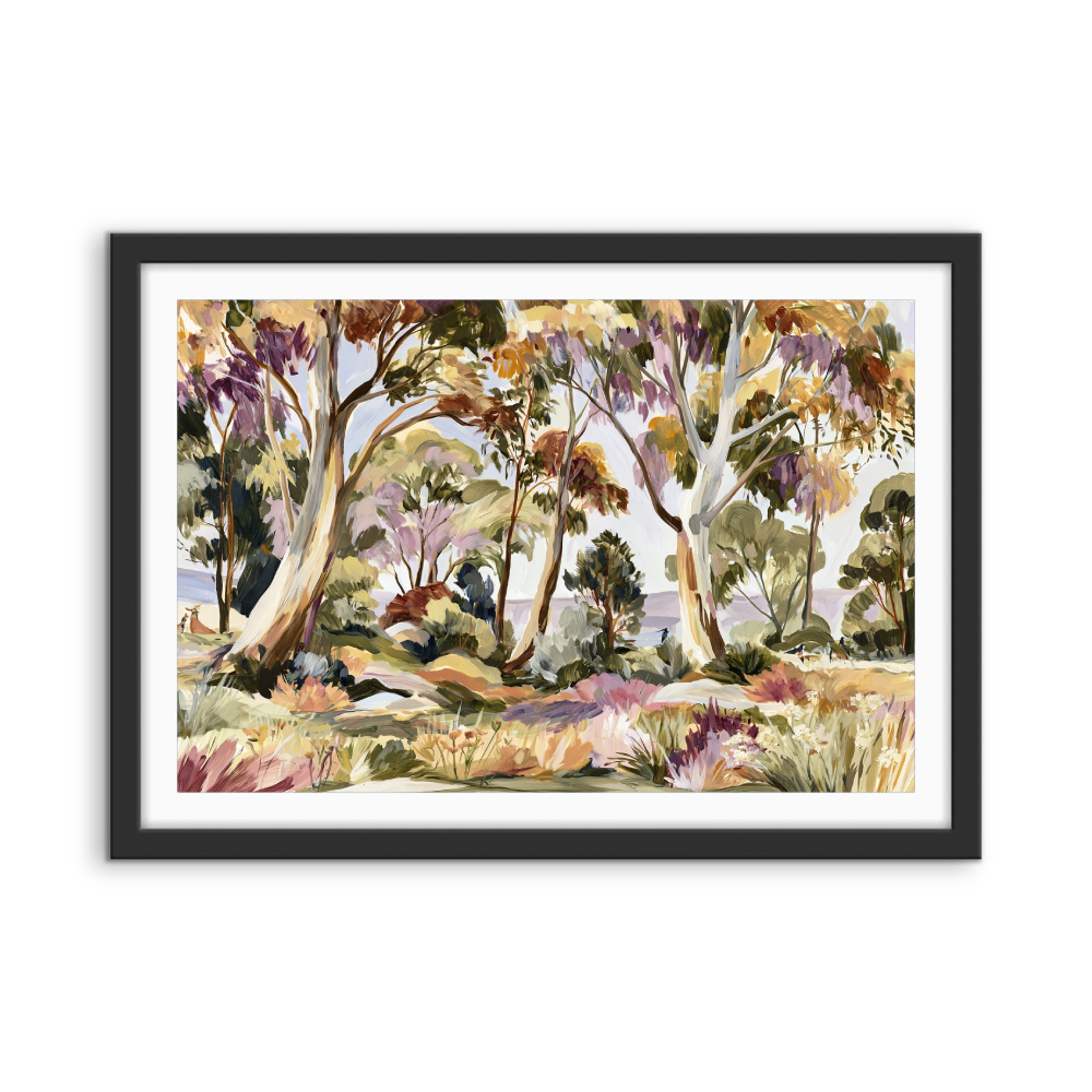 Afternoon Sun by IHeartStudio - Australian Eucalyptus Bush Garden Nature Canvas Art Print