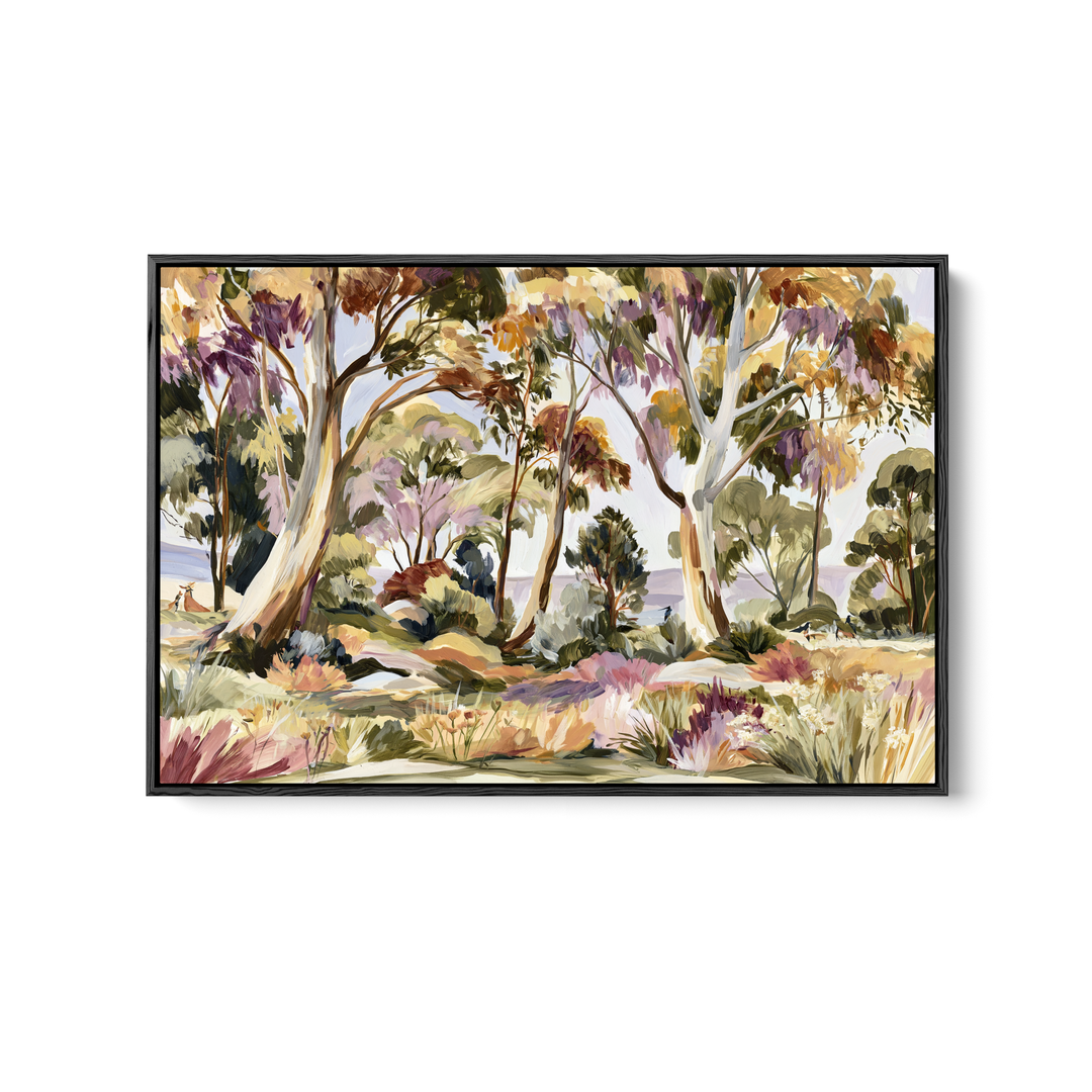 Afternoon Sun by IHeartStudio - Australian Eucalyptus Bush Garden Nature Canvas Art Print