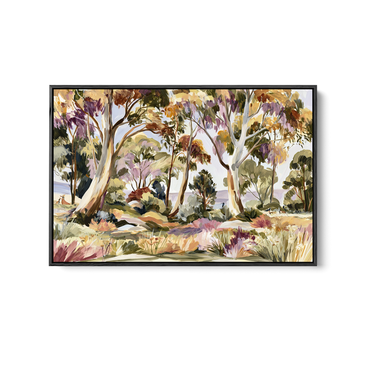 Afternoon Sun by IHeartStudio - Australian Eucalyptus Bush Garden Nature Canvas Art Print