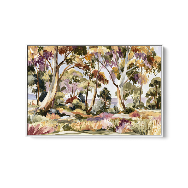 Afternoon Sun by IHeartStudio - Australian Eucalyptus Bush Garden Nature Canvas Art Print