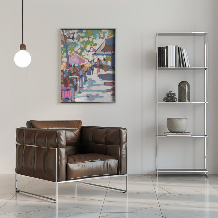 Al Fresco - Stretched Canvas, Poster or Fine Art Print I Heart Wall Art