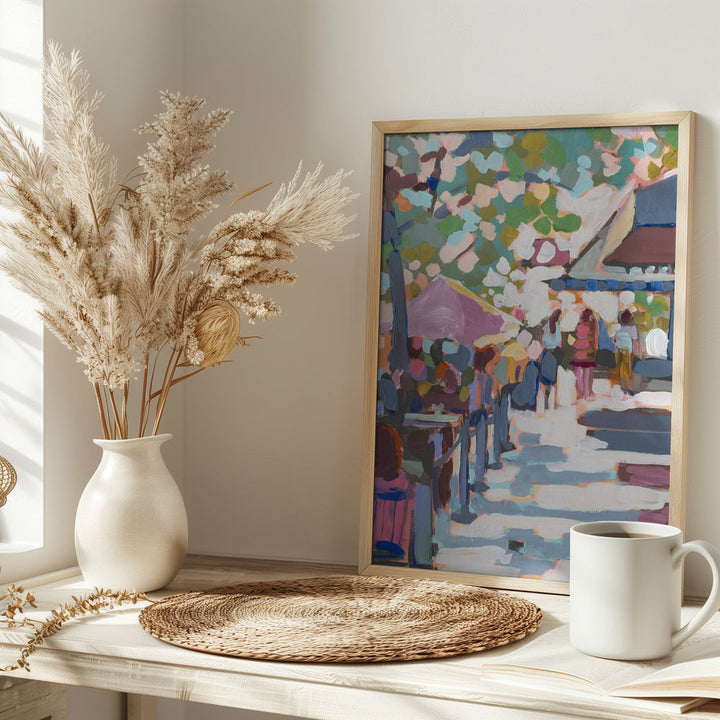 Al Fresco - Stretched Canvas, Poster or Fine Art Print I Heart Wall Art
