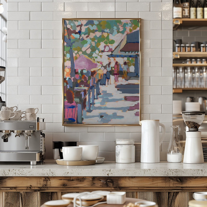 Al Fresco - Stretched Canvas, Poster or Fine Art Print I Heart Wall Art