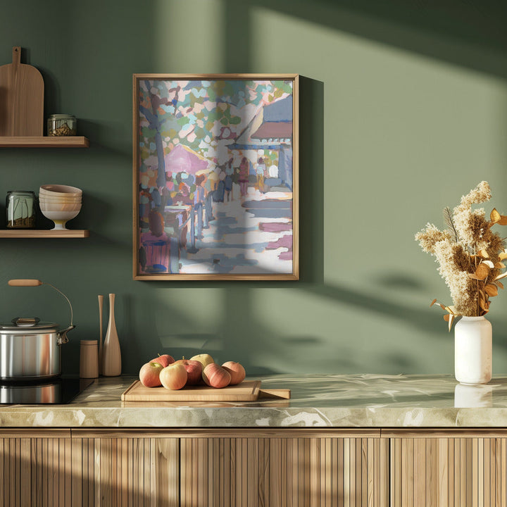 Al Fresco - Stretched Canvas, Poster or Fine Art Print I Heart Wall Art