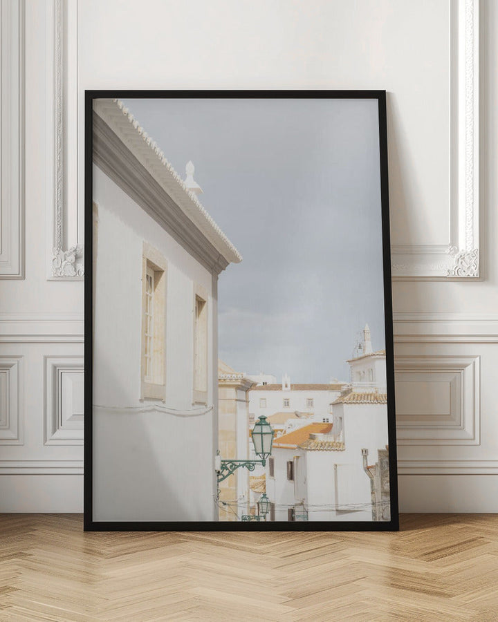 Albufeira White - Stretched Canvas, Poster or Fine Art Print I Heart Wall Art