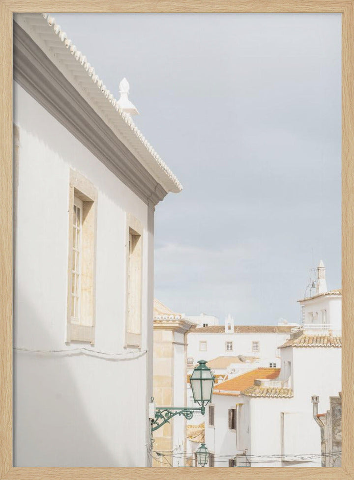 Albufeira White - Stretched Canvas, Poster or Fine Art Print I Heart Wall Art