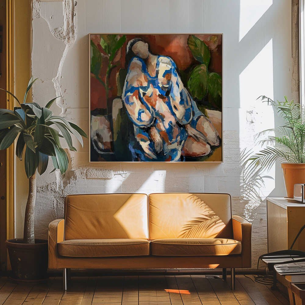 Alice - Square Stretched Canvas, Poster or Fine Art Print - I Heart Wall Art - Poster Print, Canvas Print or Framed Art Print