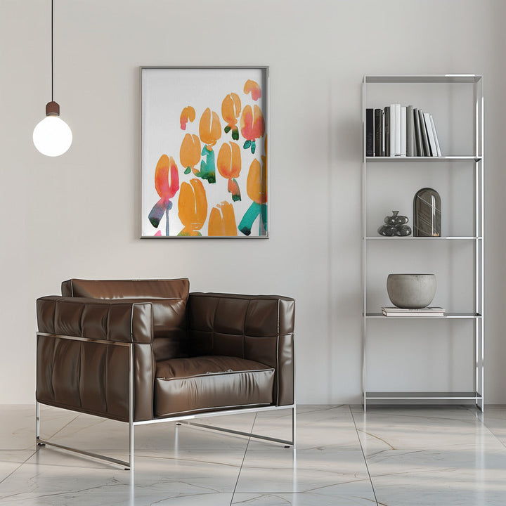 Alicia bouquet I - Stretched Canvas, Poster or Fine Art Print I Heart Wall Art