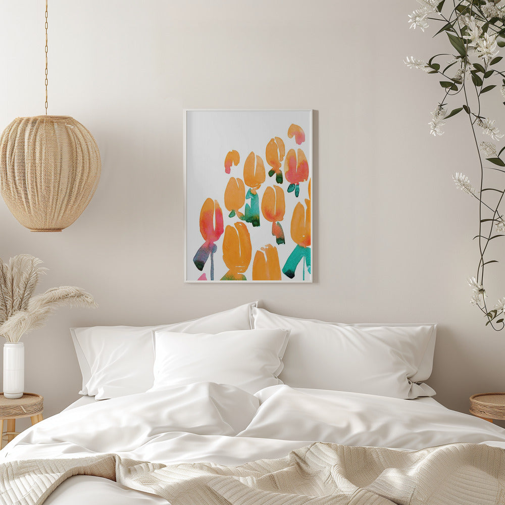 Alicia bouquet I - Stretched Canvas, Poster or Fine Art Print I Heart Wall Art