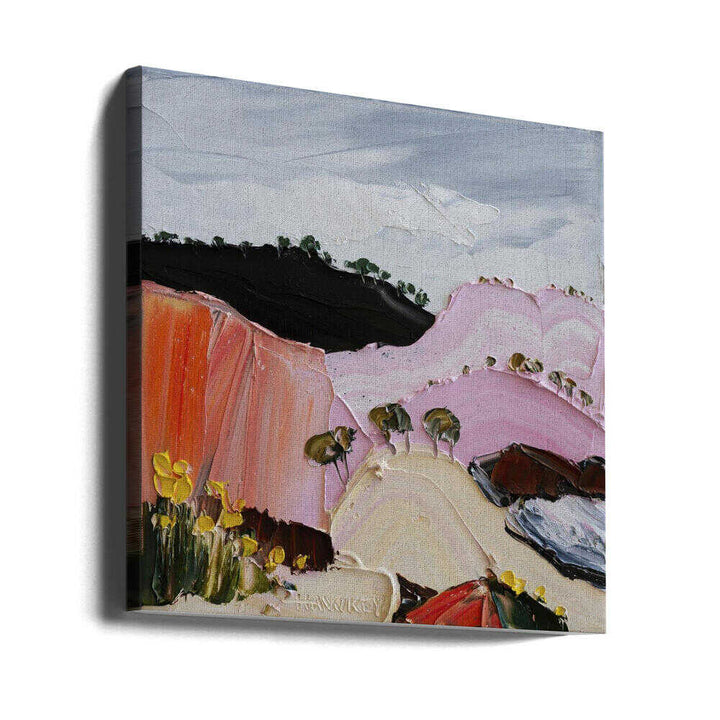 Alittlewhilelonger - Square Stretched Canvas, Poster or Fine Art Print by Angela Hawkey - I Heart Wall Art - Poster Print, Canvas Print or Framed Art Print