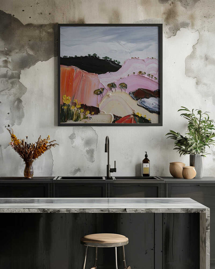Alittlewhilelonger - Square Stretched Canvas, Poster or Fine Art Print by Angela Hawkey - I Heart Wall Art - Poster Print, Canvas Print or Framed Art Print