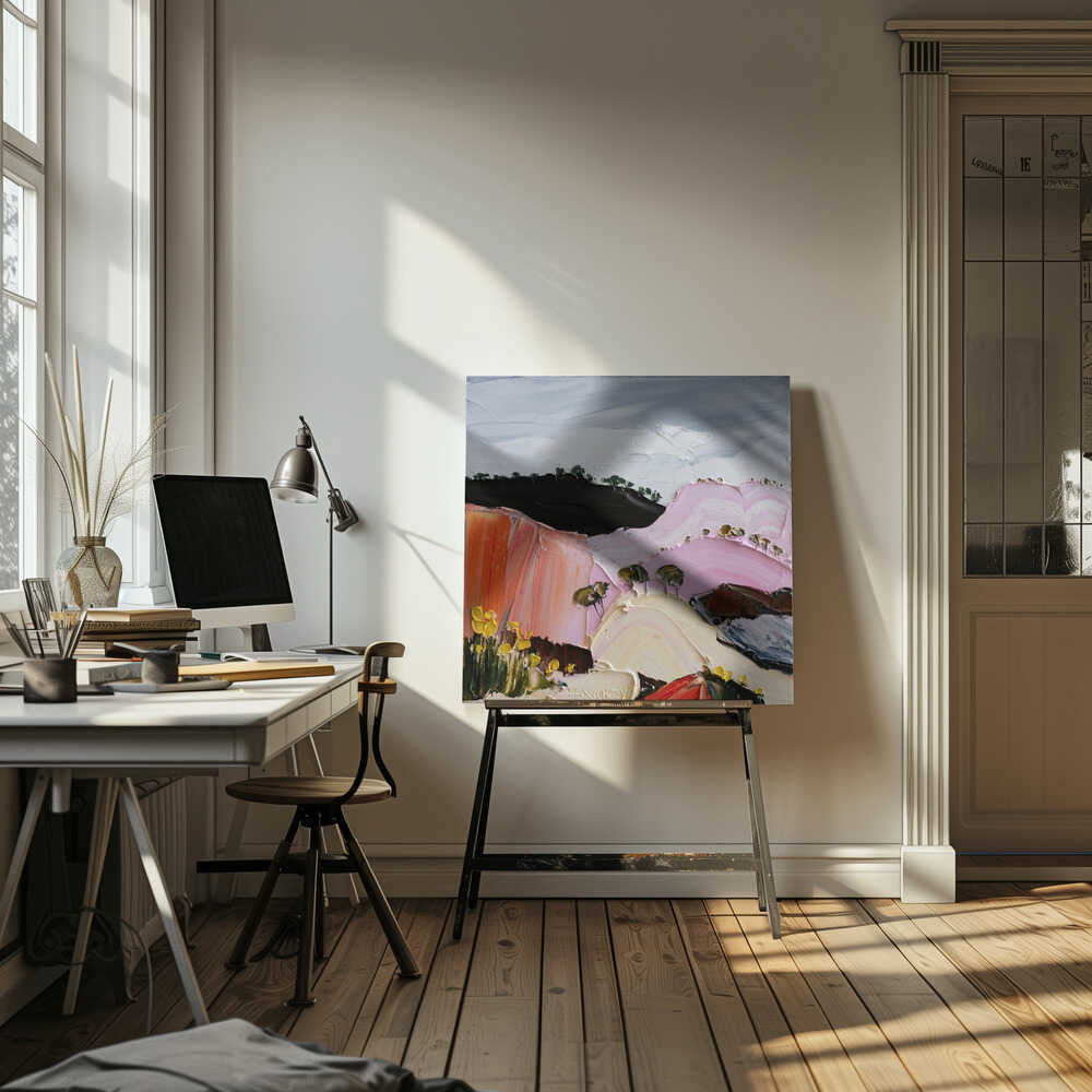 Alittlewhilelonger - Square Stretched Canvas, Poster or Fine Art Print by Angela Hawkey - I Heart Wall Art - Poster Print, Canvas Print or Framed Art Print