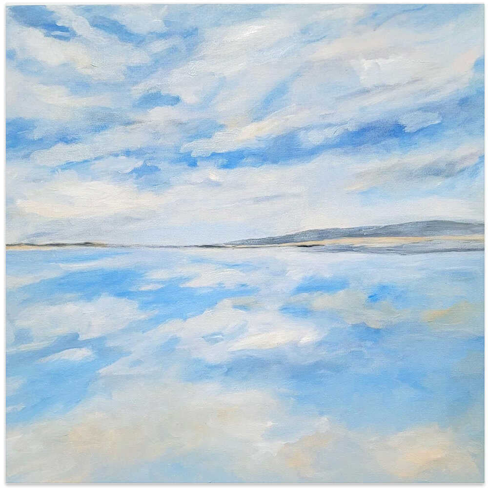 Alviso - Square Stretched Canvas, Poster or Fine Art Print - I Heart Wall Art - Poster Print, Canvas Print or Framed Art Print