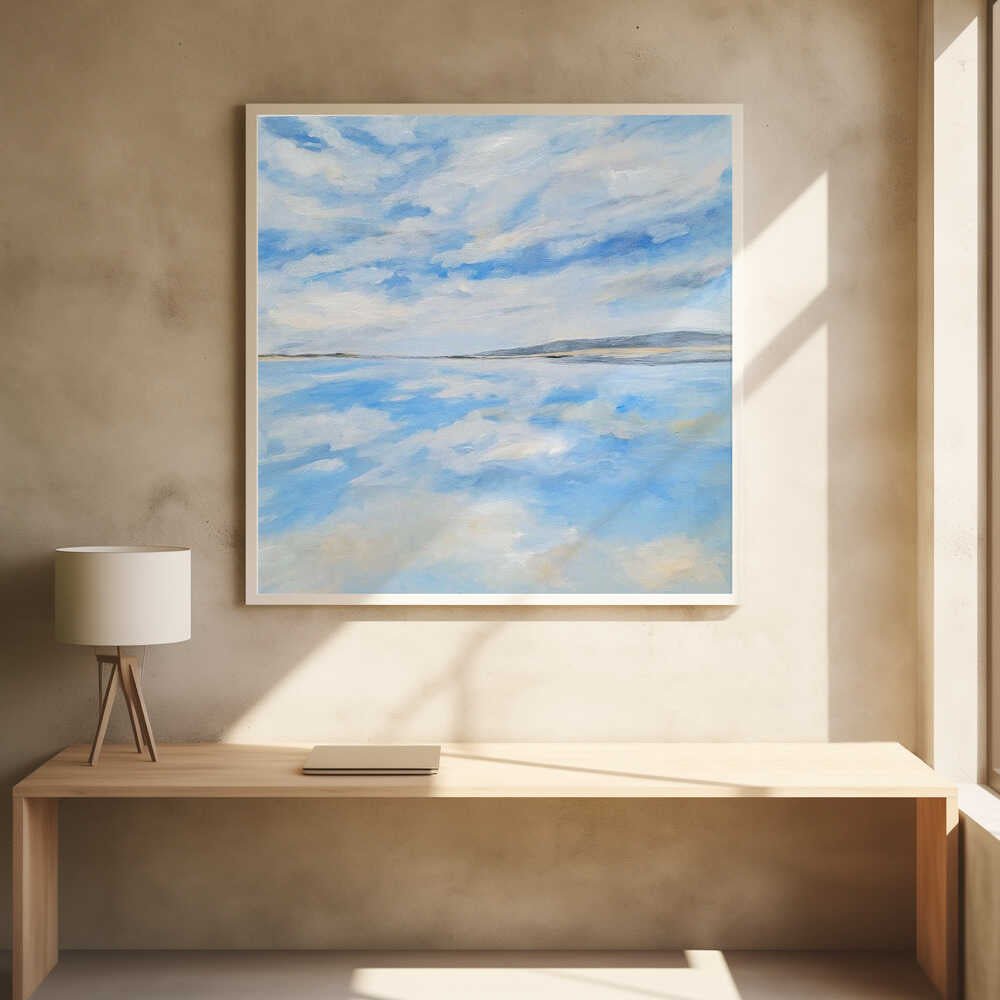 Alviso - Square Stretched Canvas, Poster or Fine Art Print - I Heart Wall Art - Poster Print, Canvas Print or Framed Art Print