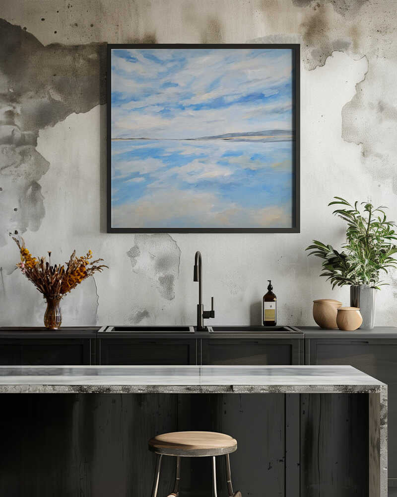 Alviso - Square Stretched Canvas, Poster or Fine Art Print - I Heart Wall Art - Poster Print, Canvas Print or Framed Art Print