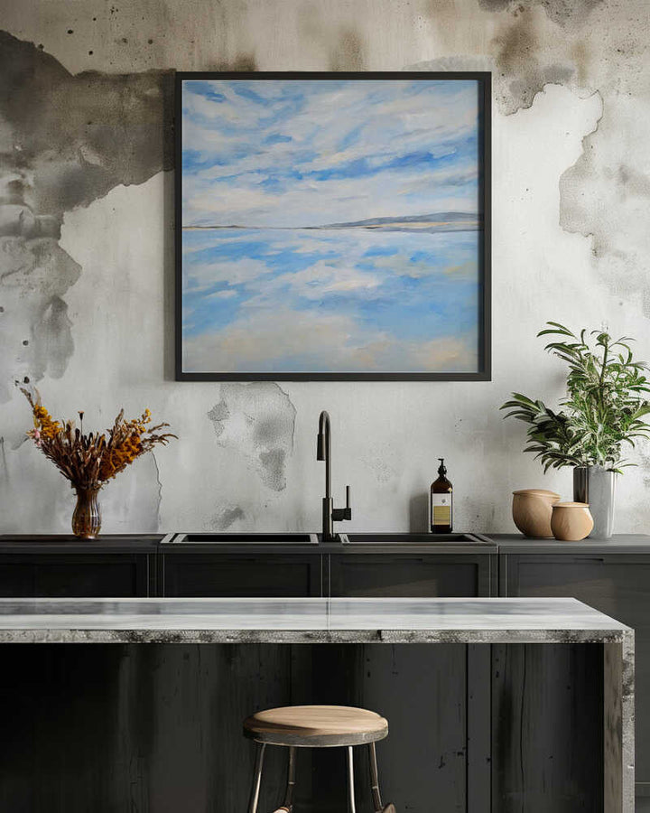 Alviso - Square Stretched Canvas, Poster or Fine Art Print - I Heart Wall Art - Poster Print, Canvas Print or Framed Art Print