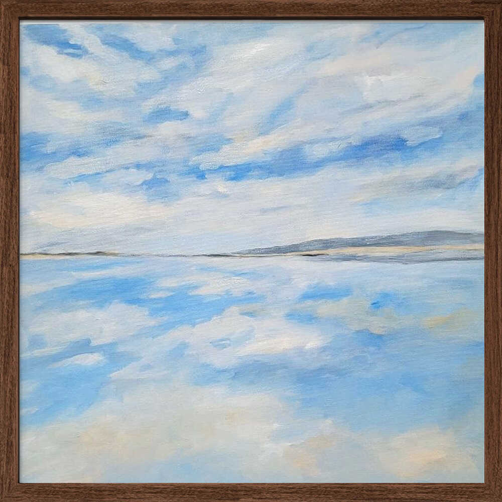 Alviso - Square Stretched Canvas, Poster or Fine Art Print - I Heart Wall Art - Poster Print, Canvas Print or Framed Art Print