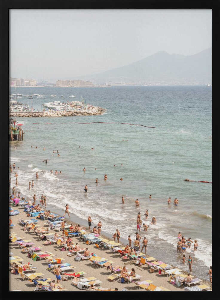 Amalfi Beach Day II - Stretched Canvas, Poster or Fine Art Print - I Heart Wall Art - Poster Print, Canvas Print or Framed Art Print