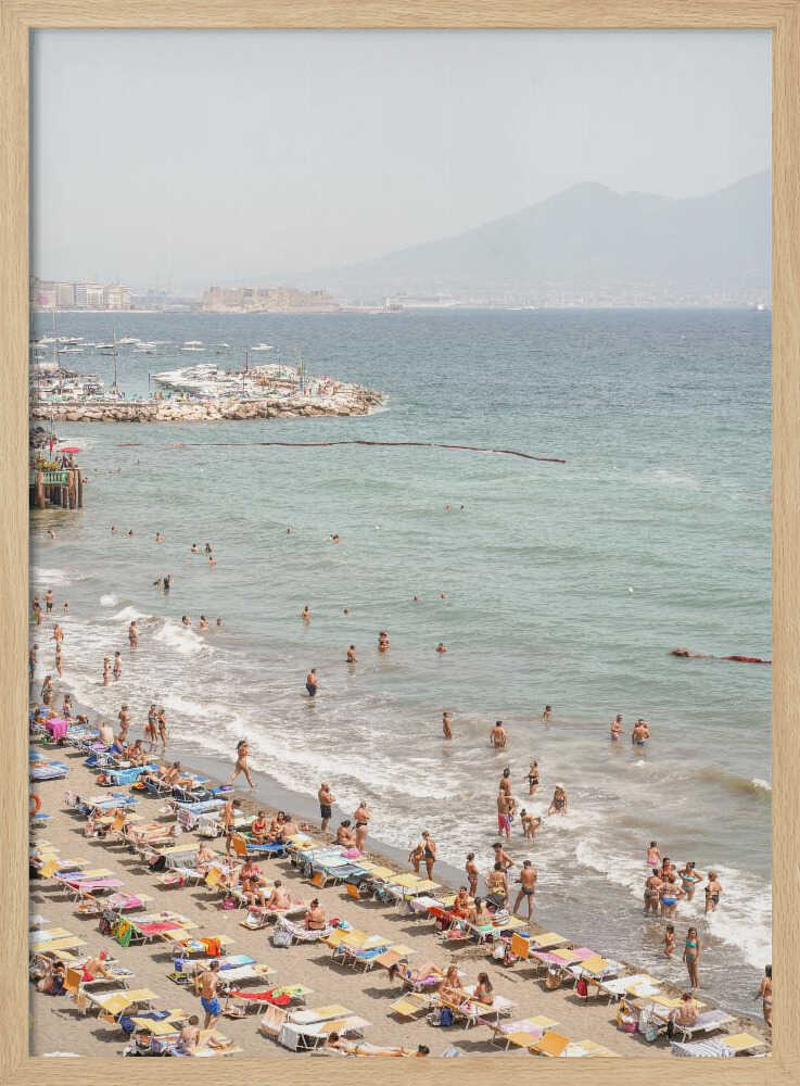 Amalfi Beach Day II - Stretched Canvas, Poster or Fine Art Print - I Heart Wall Art - Poster Print, Canvas Print or Framed Art Print