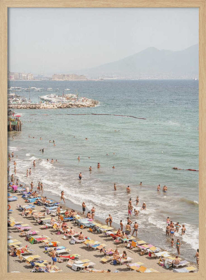 Amalfi Beach Day II - Stretched Canvas, Poster or Fine Art Print - I Heart Wall Art - Poster Print, Canvas Print or Framed Art Print