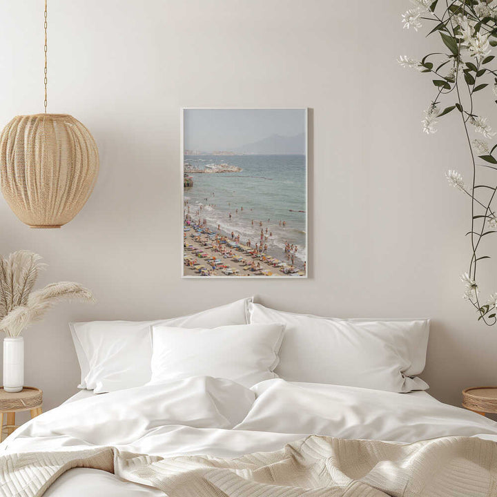 Amalfi Beach Day II - Stretched Canvas, Poster or Fine Art Print - I Heart Wall Art - Poster Print, Canvas Print or Framed Art Print