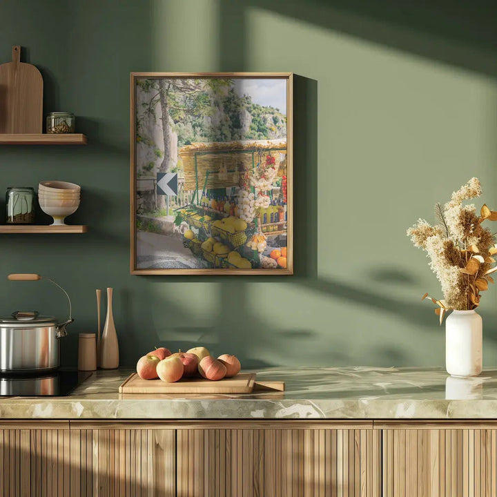 Amalfi Coast Drive XV - Stretched Canvas, Poster or Fine Art Print I Heart Wall Art