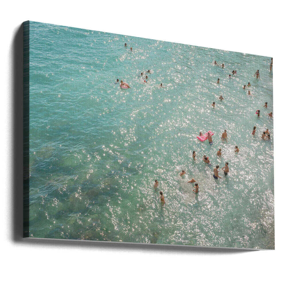Amalfi Waters - Stretched Canvas, Poster or Fine Art Print - I Heart Wall Art - Poster Print, Canvas Print or Framed Art Print