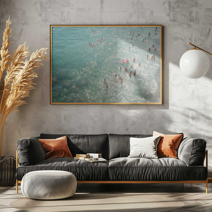 Amalfi Waters - Stretched Canvas, Poster or Fine Art Print - I Heart Wall Art - Poster Print, Canvas Print or Framed Art Print