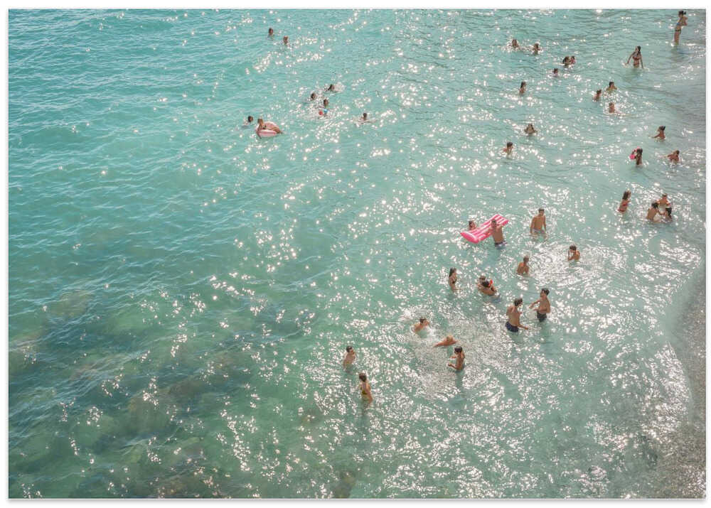 Amalfi Waters - Stretched Canvas, Poster or Fine Art Print - I Heart Wall Art - Poster Print, Canvas Print or Framed Art Print
