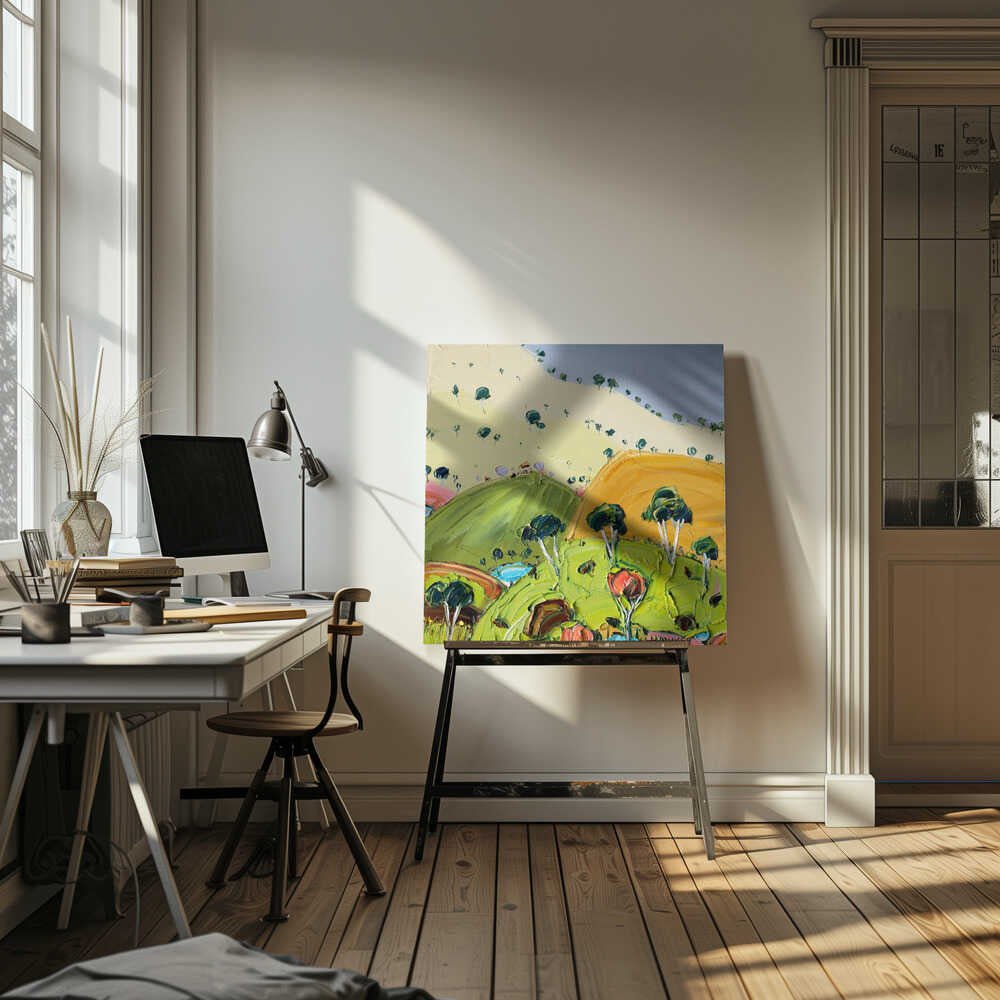 Amara - Square Stretched Canvas, Poster or Fine Art Print by Angela Hawkey - I Heart Wall Art - Poster Print, Canvas Print or Framed Art Print
