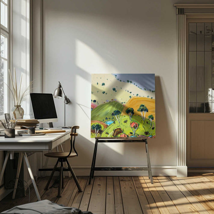 Amara - Square Stretched Canvas, Poster or Fine Art Print by Angela Hawkey - I Heart Wall Art - Poster Print, Canvas Print or Framed Art Print