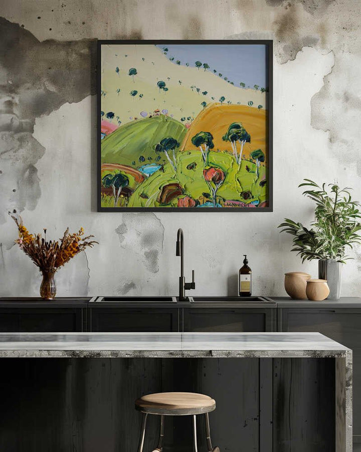 Amara - Square Stretched Canvas, Poster or Fine Art Print by Angela Hawkey - I Heart Wall Art - Poster Print, Canvas Print or Framed Art Print
