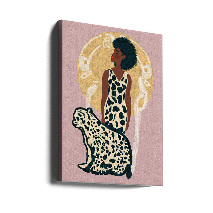 AMAZON WOMAN - Stretched Canvas, Poster or Fine Art Print - I Heart Wall Art - Poster Print, Canvas Print or Framed Art Print