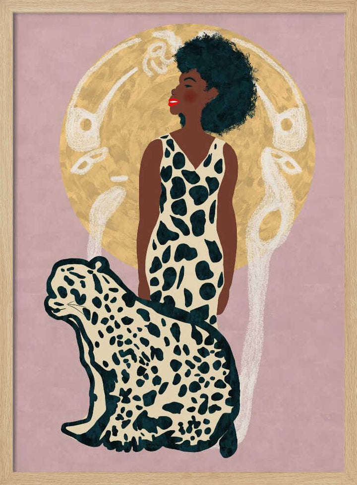AMAZON WOMAN - Stretched Canvas, Poster or Fine Art Print - I Heart Wall Art - Poster Print, Canvas Print or Framed Art Print